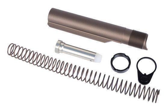 Aero Precision AR-15 Enhanced Carbine Buffer Kit has a Kodiak Brown Anodized finish